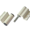 Two Pack Thickened Bridge Aluminum Door Hinges Set, Heavy Duty 120 Kg Per Pair, Black Or White Finish, Includes Left And Right Hinges