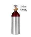 Lightweight 15 Cu Ft Aluminum Nitrogen Cylinder With CGA580 Valve DOT Approved Gas Tank For Helium Argon Xenon Neon And Nitrogen CO2 Mixes