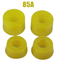 Pivot Tube Bushings Replacement Kit For Skateboards And Longboards Four Piece PU Gasket Kit with 85A yellow hardness