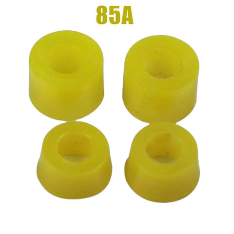 Pivot Tube Bushings Replacement Kit For Skateboards And Longboards Four Piece PU Gasket Kit with 85A yellow hardness