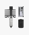 Hotend with 0.4mm hardened steel nozzle for P1S P1P X1C X1 Carbon 3D printers, includes sock and screws for easy installation.