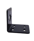 DC Motor Bracket And Steel Base For 750 755 775 795 7 Series Motors Electroplated Fixed Installation Frame Machine Mount Durable Mounting Platform For Precise Alignment And Stable Operation black L-bracket with bolt holes