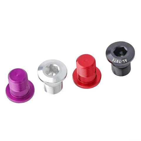 Colorful assortment of 2 Pack M10 X P1.0 Bike Rear Derailleur Hanger Bolts Aluminum Alloy 15mm Length 6mm Hex bolts