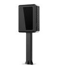 Heavy Duty Outdoor EV Charger Lock Box With Key, Badass Weatherproof IP65 Steel Enclosure To Shield Your Electric Vehicle From Elements, Lockdown Column Protector For Home Or Public Stations, Black 27.5 Inches, mounted design.