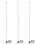 Three Beefy 2M VHF Mobile Antenna For Amateur Radio, 150W, 136 To 174 MHz, 18 Inch, Tuning Free Stainless Steel Mast