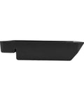 No Sweat Custom Fit Center Console Organizer Tray For Tesla Cybertruck 2024 And 2025 Models Matte Black side view.