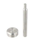 Heavy Duty Steel Double Cap Rivet Setting Tool Kit With 6Mm 8Mm 10mm Punch And Install Kit For Button Fasteners, Easy Hand Operated Riveter, steel punch and base plate