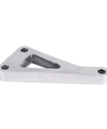 Chevy SBC 350 Polished Aluminum Alternator Bracket Kit with Short Water Pump Mount Upper Passenger Side Bolt On for V Belt or Serpentine