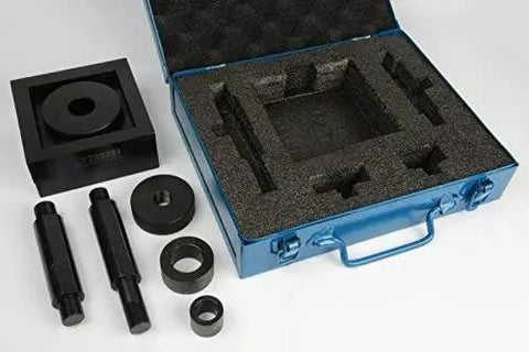 Square 92mm By 92mm 1/4 DIN Panel Meter Punch Die Set With Draw Studs And Spacers, Heavy Duty And Compatible With Greenlee