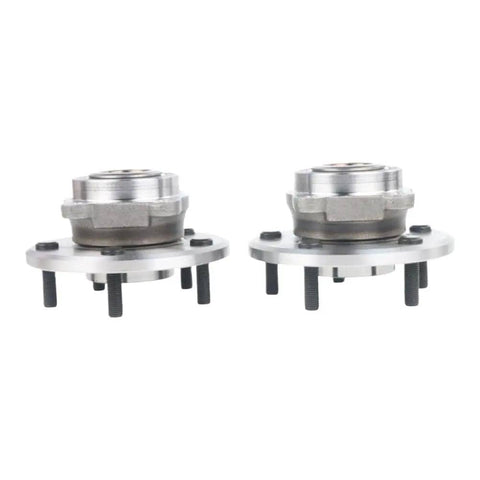 Durable Wheel Bearing And Hub Assembly Replacement High Quality For Journey 2009 Through 2017 And Ram 1500 2500 3500 2014 2015 Replaces 513286 BR930700 4721010AA, showing two assemblies on white background
