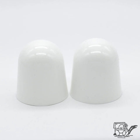 Tall Toilet Bolt Caps Universal Fit With Round Top White 2 Pack For 1/4 Inch Or 5/16 Inch Bolts Easy Upgrade To No Cut Durable Round Top Design Fits Most Toilets In Homes