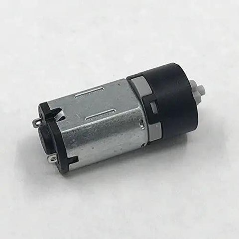 Sturdy Dc Motor 3V 5V 6V Planetary Gearbox showing metal casing and black end, ideal for rugged DIY robot builds and toy car restorations.
