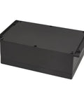 Tough As Nails Abs Plastic Junction Box IP65 Waterproof Dustproof Cover For Electrical Projects Solid Build With Secure Mounting Flaps Black 10 4 X 7 2 Inch Single Package