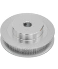 Heavy Duty Timing Belt Pulley Kit With 20 And 60 Tooth Sprockets For 3D Printer Builds, 200Mm Closed Loop Belt, Aluminum Alloy Idler Wheels, 6Mm Wide Track Gear, 6.35Mm Bore Fits Rigid Print Arms, silver aluminum pulley