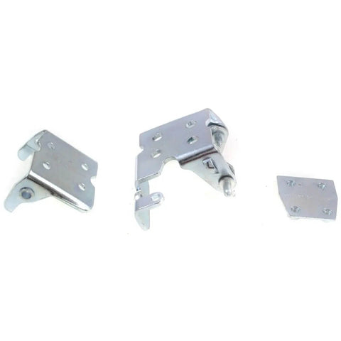 Door Hinges Set Of 2 Front Left Chrome Finish For GMC Yukon Sierra Tahoe Escalade Cadillac Escalade ESV 2000 To 2006 Replacement Pair