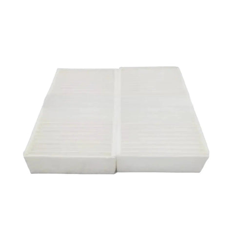 1 Pair White Micro Cabin Air Filters For Bmw X3 F25 X4 F26 64119237159, view showing clean, flat filters designed for easy installation.