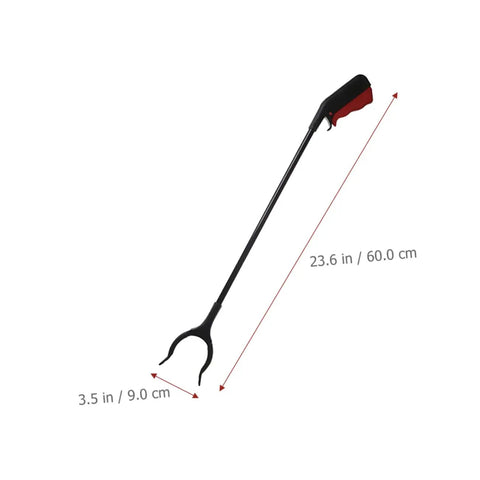 Extendable Garbage Grabber Stick With Smooth Clamp For Indoor Outdoor Cleanup Litter Picker Tool Reach Trash Cigarette Butts Bottles And Yard Debris