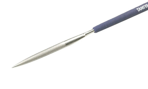 Diamond File For Photo Etched Parts TAM74066 Blue Pro Hobby Tool half-circle design for precise model building