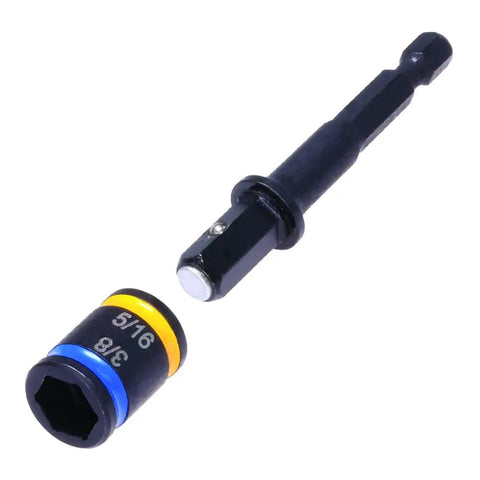 CRHEX Cleanable Reversible Magnetic Hex Driver Kit With Four Nut Drivers And Pro Grade Mixed Shank Lengths 6In 4In FiveEighthIn And 2In Built For Quick Easy Nut Driving MSHXLCM1 MSHMLCM2 MSHLC1 MSHC, showing a driver and detachable head
