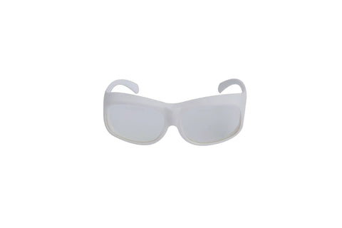 Heavy Duty Laser Safety Glasses For 2940Nm Erbium Dental And Medical Use With Top Shelf Ce En207 Certification and straight up tough OD 6plus protection, front view