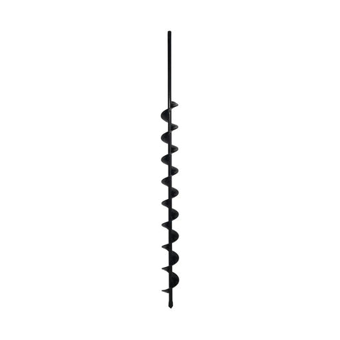 1.75 Inch Wide 24 Inch Long Earth Auger Drill Bit With Three Eighths Non Slip Hex Drive for planting trees, garden beds, bedding