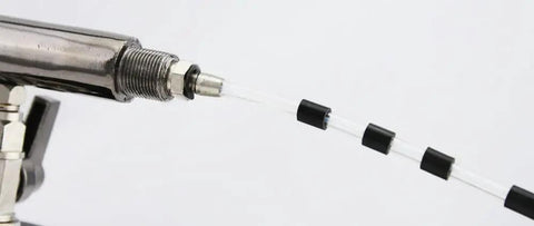 Ruber Rotate Tube Pipe for High Pressure Car Interior Spraying Gun Z010 And Z014 connected to metal spray nozzle