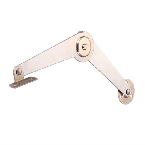 Two Piece Adjustable Cabinet Hinge Set For Heavy Duty Doors Lift Support With Quiet Smooth Operation Zinc Alloy Construction