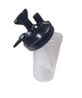 Leak Proof Oxygen Bubble Humidifier Bottle With Multi Thread Lid And 500 Ml Translucent Jar