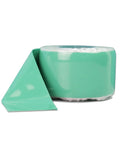 Self Fusing Silicone Repair Tape 16.4 Ft Long Waterproof And Heat Resistant Rubber Wrap unrolled, green, for quick emergency fixes.