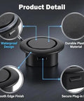 Four Pack Radar Sensor Plug Caps For Chevrolet Volt Bolt And Blazer EV, waterproof design, durable plastic, smooth edges.