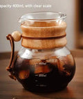 Portable Cold Brew Coffee Maker With Slow Drip Tower And Adjustable Flow Control For Smooth Tea Infusion And Ice Drip Excellence, 400ml capacity.