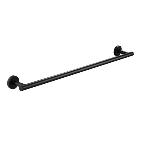 Matte Black Stainless Steel Towel Bar For Bathroom 25 Inch Wall Mounted Hand Towel Holder Heavy Duty Rustproof SUS304 Finish Built To Last