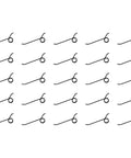 Rake Tooth Replacement Wire For Hay Rakes 21 25 And 36 Heavy Duty 262 Wire With 7.25 Inch Tine Length And 1.937 Inch Tooth Coil