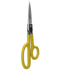 Top Notch Forged High Leverage Utility Shear 8 Inch Heavy Duty Scissors with serrated edge and yellow extended handles