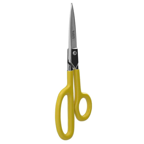 Top Notch Forged High Leverage Utility Shear 8 Inch Heavy Duty Scissors with serrated edge and yellow extended handles