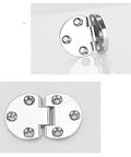 Heavy Duty Zinc Alloy Flap Hinges Pair 90 Degree Adjustable Door Hinge For Kitchen Furniture Bed Lid Concealed Hardware