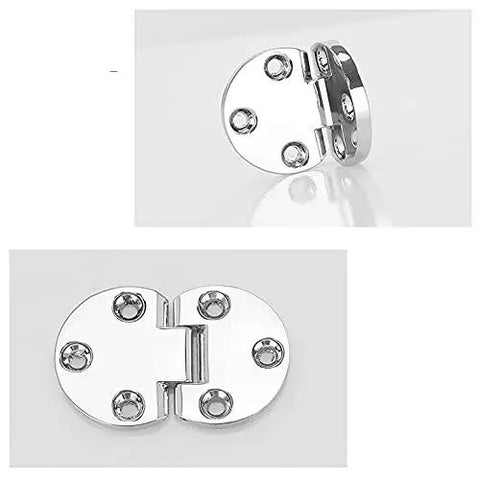Heavy Duty Zinc Alloy Flap Hinges Pair 90 Degree Adjustable Door Hinge For Kitchen Furniture Bed Lid Concealed Hardware