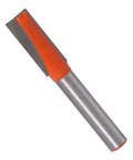 Get Fresh With 6-Piece ZGUZMCMK Tungsten Carbide Bottom Cleaning Router Bits, 1/4 inch shank cutter with orange detail.