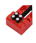 Heavy Duty Table Vise Mounting Fixture for Woodworking and Carving Holds Regular and Irregular Shapes Tight Bench Clamp close-up view