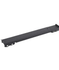 Heavy Duty Appliance Sliders With 24 Rollers And Brakes Extendable From 45 To 70CM for moving washers and fridges, black metal design.