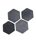 Boron Nitride Ceramic Sheet 50x3mm Hexagonal Plate For Electronics, High Temperature Resistant Insulator, 1 Piece, shown in hex shape