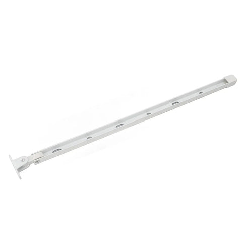 Durable Aluminum Greenhouse Window Vent Opener Bar Kit With 6 Screws For Easy, Precise Temperature Control On Most Greenhouse Windows And Roof Vents White Finish Ready To Install