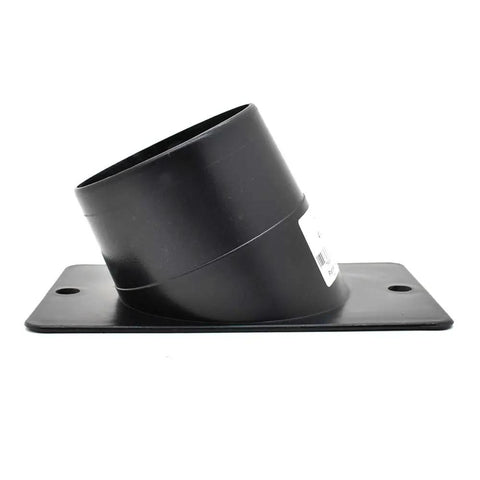 Shop Ready 4 Inch Universal Dust Port Adapter For Jointers And Band Saws Pre Drilled Mounting Holes fits standard 4 inch hoses, heavy duty ABS plastic design.