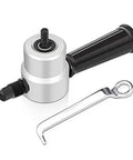 360 Degree Nibble Metal Cutting Double Head Nibbler Saw Drill Attachment with wrench for quick pro grade sheet metal cuts