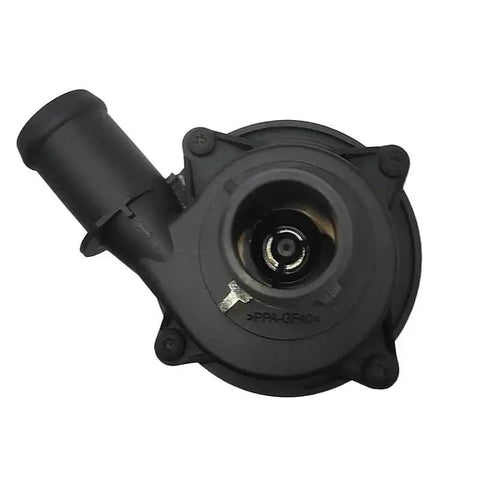 Solid Electric Water Pump For Buick Chevy Bolt Smooth Engine Cooling 12 Volt Plug And Play Replacement 13592753 top view showing design details.