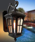 Top Shelf Heavy Duty Aluminum Outdoor Wall Sconces Waterproof Modern Minimalist Design Rust Proof Glass Shade illuminating patio.