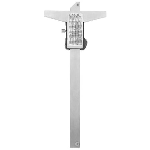 Stainless Steel Digital Depth Gauge Caliper 0-150mm Range with 0.01mm Resolution Vernier Depth Measurement Tool close up