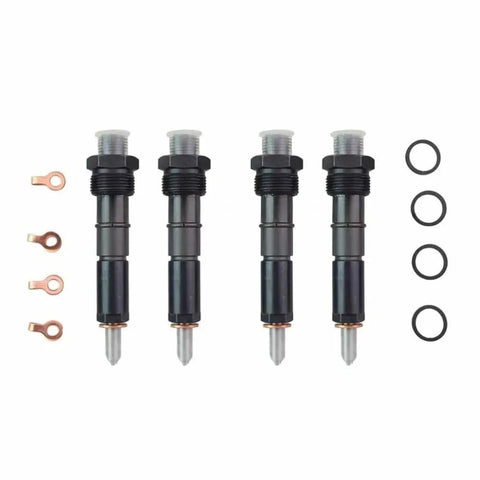 Beefed Up Fuel Injector For Case 440, 440CT, 450CT, 465, 580M, 580N, 586G, 588G Construction Equipment With Precise Fuel Metering And Rugged High Pressure Performance Part 2856255, set of 4
