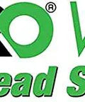 Zero VOC Thread Sealant logo in green and black text with leaf design