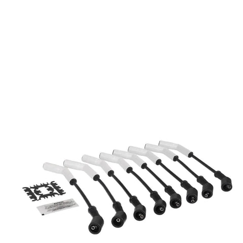 Premium Spark Plug Wire Sleeve Kit Fits GM LS LT Gen Engines Like LS2 LS3 LS4 LS7 8 Pcs Durable High Heat Replacement For Hot Rods And Muscle Cars. 8-piece wire sleeves with fittings